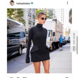 Viral Glam Mini Dress Hailey Bieber NWT Size L